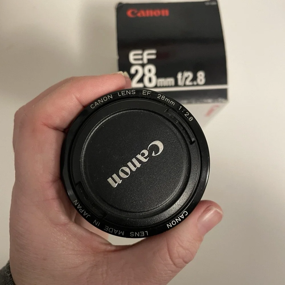 Canon EF 28mm f/2.8 Lens With UV Protector‎ In Working Order